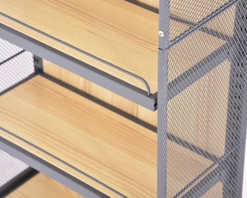 استاند 5 رف ظهر خشب