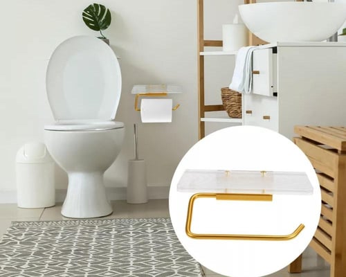 حامل منديل حمام على الجدار