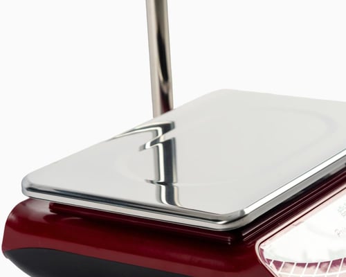 ميزان الكتروني تجاري بعمود وشاشة رقمية 30 كيلو