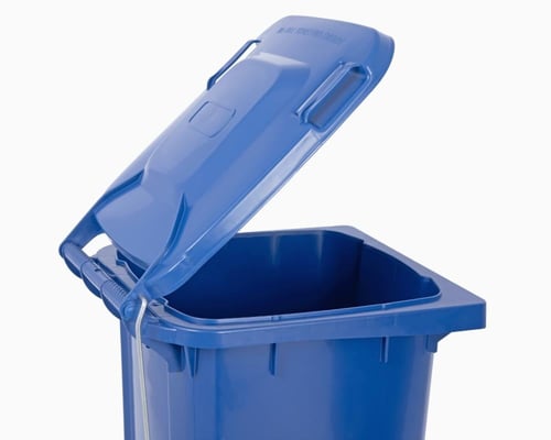 سلة نفايات بلاستيك خارجي + دواسة