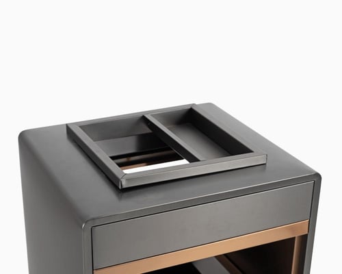 طفاية وسلة مهملات درج سحاب فندقية فاخرة