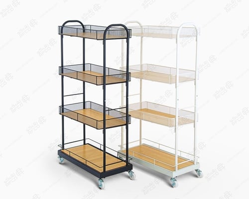 استاند 4 سلة مع خشب