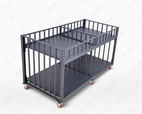 سلة عرض وتخزين منتجات دورين حديد