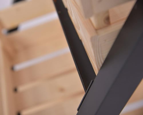 استاند خضروات وفواكه 4 سلة خشب