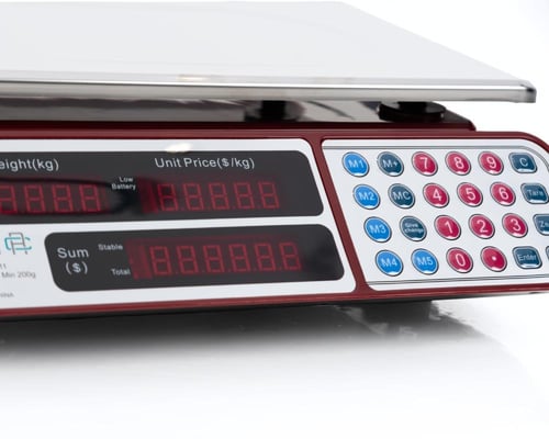 ميزان الكتروني تجاري شاشة رقمية 30 كيلو