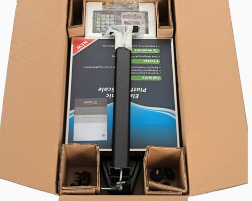 ميزان طبلية الكتروني بشاشة رقمية رف كو 300كجم