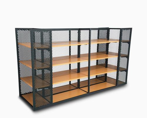 وحدة رفوف سوبرماركت 2 متر 2جندولة