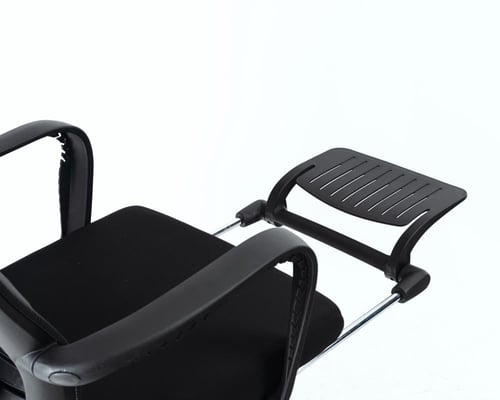 كرسي مكتبي شبكي بمسند للقدمين