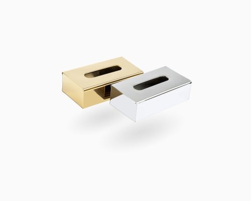 علبة مناديل مستطيل على الجدار