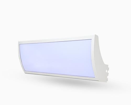 لوحات اعلانية على رفوف السوبرماركت مقوسة 100*35 سم...