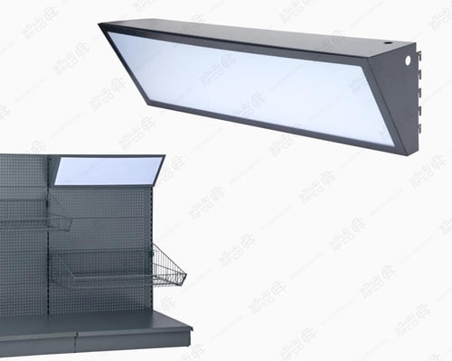 لوحات اعلانية على رفوف السوبرماركت مستطيلة 30 سم -...