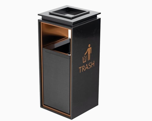 طفاية وسلة مهملات درج سحاب فندقية فاخرة