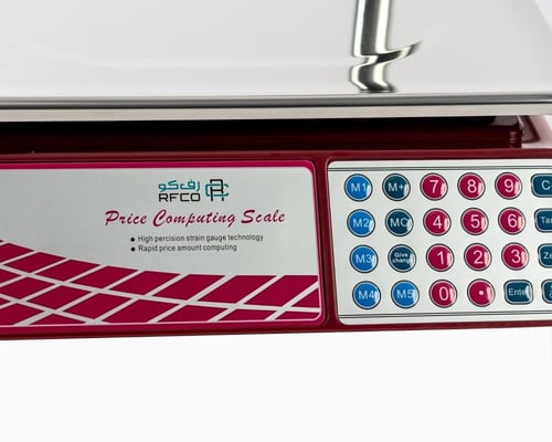 ميزان الكتروني تجاري بعمود وشاشة رقمية 30 كيلو