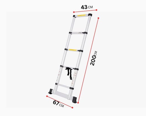 سلم صيني على الجدار قابل للطي