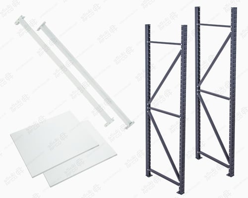 رفوف مستودعات حديد 4 أرفف – حمولة 750 كجم لكل رف -...