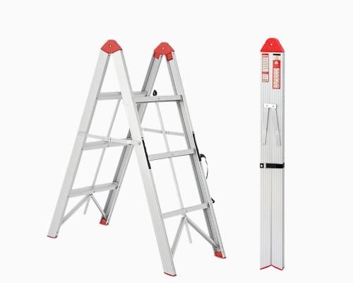 سلم المنيوم جهتين تصميم فرنسي