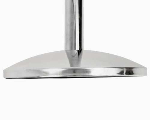 عمود سارية فضي قابل للتعديل حتى 2.5 متر