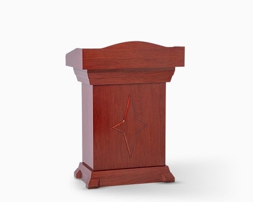 منصة إلقاء خشب. Y009