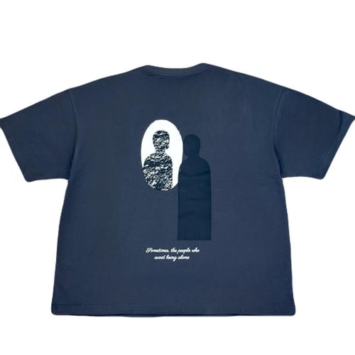 تيشيرت اوفر سايز رمادي