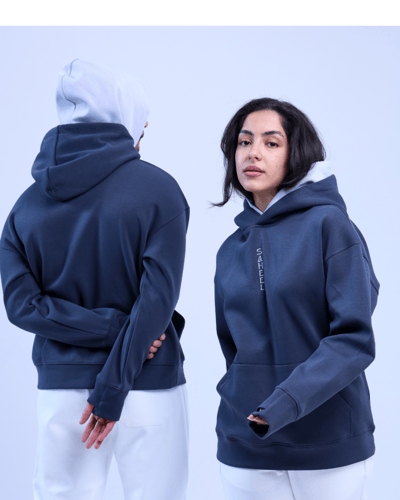 هودي رمادي غامق_ Dark gray anime hoodie