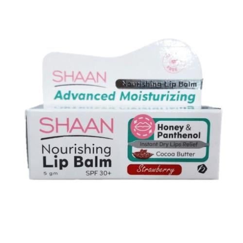 Shaan Lip Balm with Strawberry SHAAN Lip Balm 5Gm Strawberry