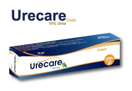 Urecare topical cream with 10% urea concentration.