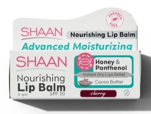 Shan nourishing lip balm, Shea Butter, Cherry, 5 grams