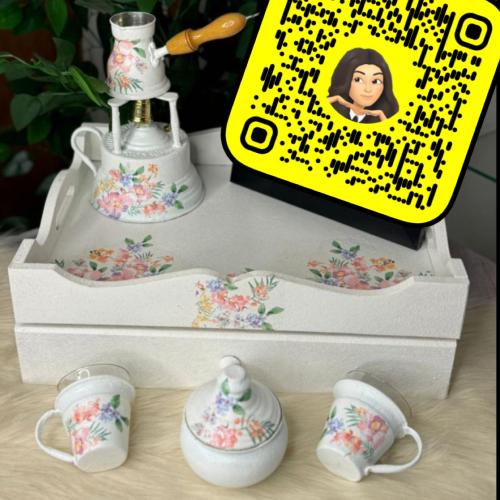 Coffee corner set with sprayer and pot