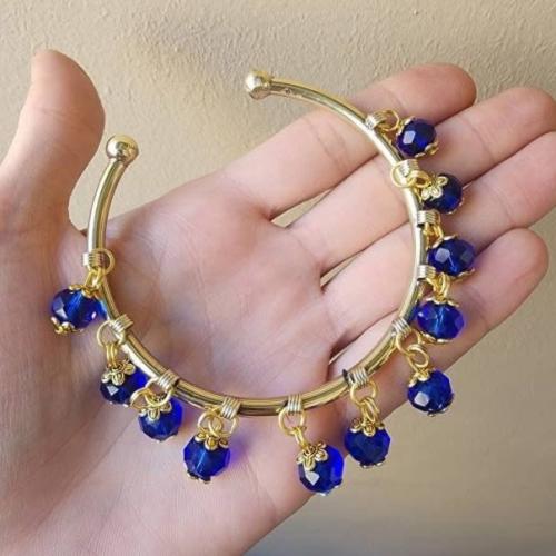 Blue crystal Nakhass anklet