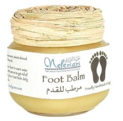 Foot moisturizer from Nefertari for skin hydration...
