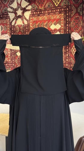 نقاب أكل مشبك