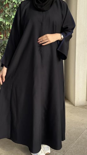 عباية دبل فيس تركواز