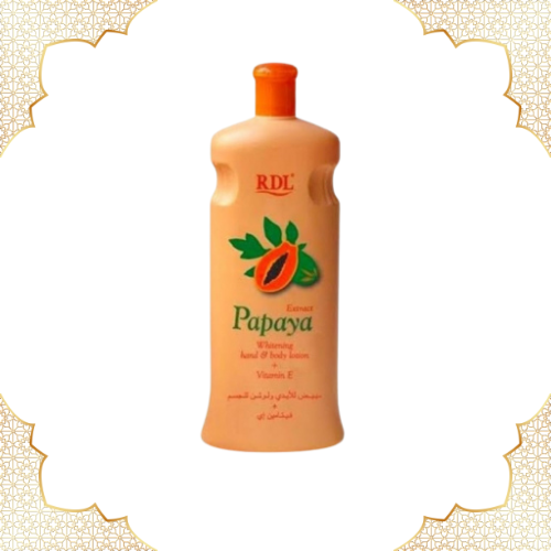 لوشن البابايا للايدي والجسم + فيتامين E