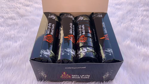 فحم وادي حلفا كبير جدا، الكرتون بـ