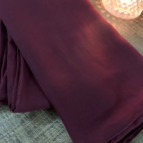 طرحه بوال ساده لون عنابي الطول 200 العرض56