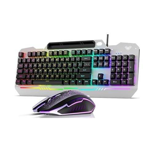 AULA Keyboard, T102 104 Keys Gaming Keyboard and M...
