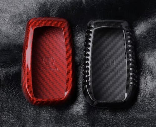 كفر كاربون فايبر لمفتاح تويوتا الجديد