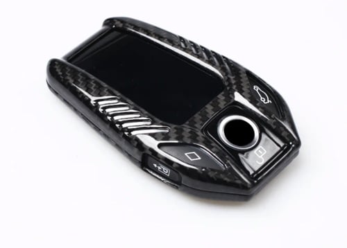 كفر كاربون فايبر لمفتاح BMW الجديد