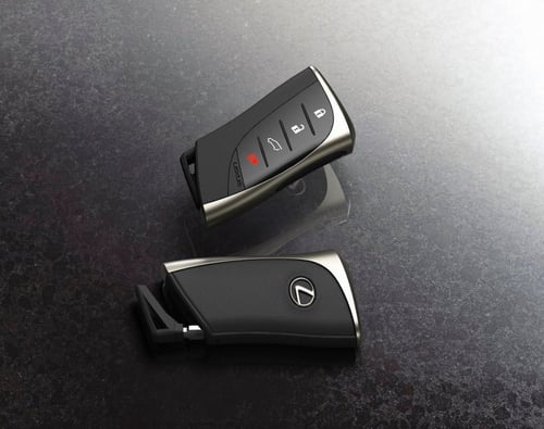 كفر كاربون فايبر لمفتاح لكزس الجديد