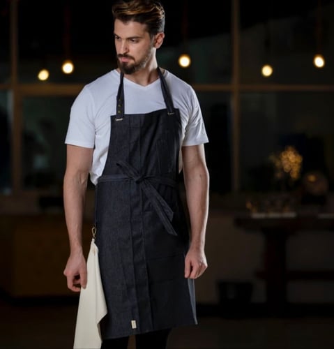 مريلة شيف - اللون كحلي