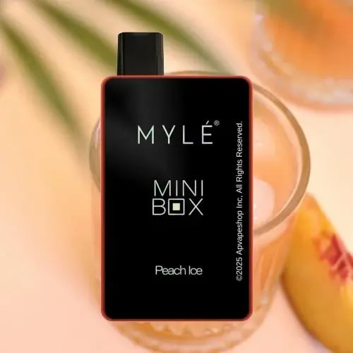سحبة مايلي ميني بوكس نكهة خوخ ايس 1500 موشة MYLE m...