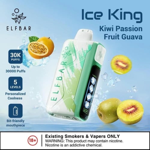 الف بار ايس كينق 30000 سحبة - ELFBAR ICE KING 30K