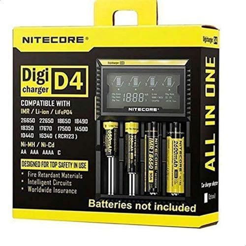 شاحن بطارية رباعي NITECORE D4 Digi Charger