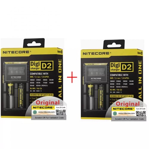 شاحن بطاريات نايت كور ثنائي - NITECORE MUITI BATTE...