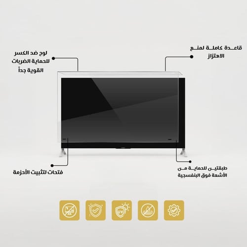 واقي شاشة التلفزيون 42 بوصة ضمان كسر المنتج مدى ال...