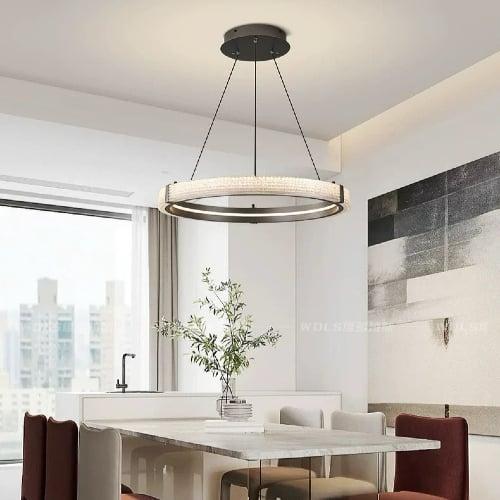 ثريا مودرن مقاس 60 سم اسود