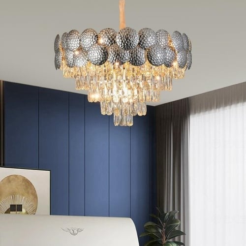 ثريا فضي دائري