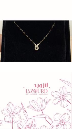 ذهب دائري + ورد | Heart gold + rose