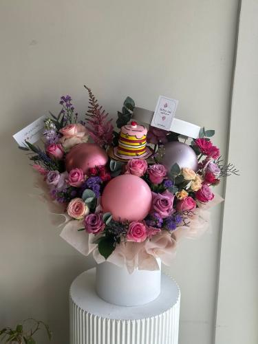 بوكس كيكة جاناش | Ganache cake box