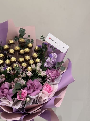 شوكلاته فروشية و ورد | Frosted chocolate and roses